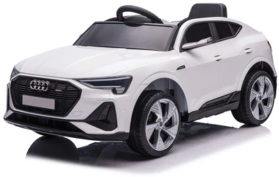 Электромобиль детский Audi e-tron Sportback лицензия белый (9892)