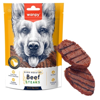 Ласощі для собак Wanpy Grilled Beef Steak з яловичиною 100 гр