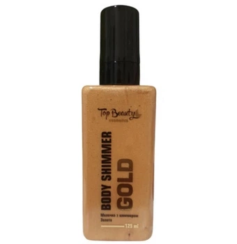 Молочко Top Beauty Body Shimmer Gold с шиммером для тела увлажняющее питательное 125 мл (192)