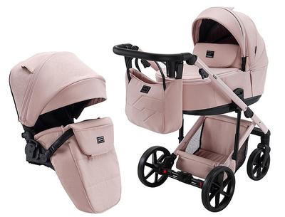 Детская универсальная коляска 2 в 1 Adamex Dolce Natura 2 rose