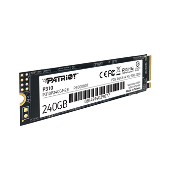 SSD диск - накопичувач внутрішній NVMe М2 Patriot P310P240GM28 240GB