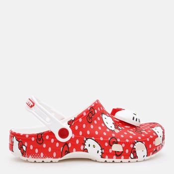 Женские кроксы Crocs Hello Kitty Red Classic Clog Mlt 210575-90H 39-40 (M7/W9) 25 см Multi (196265827183)