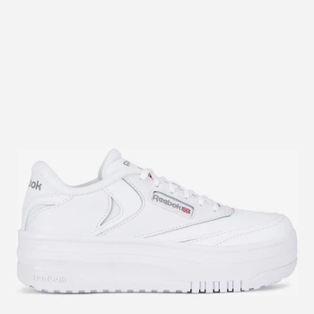 Подростковые кожаные кеды для девочки Reebok Club C Extra 100075205 5905588709787 38 Белые (5905588727248)