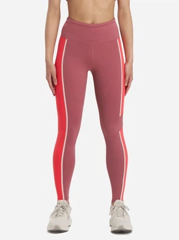 Спортивные леггинсы высокие женские Reebok 3W Lux High Waisted Colorblo 100035434 S Розовые (4066763403997)