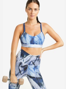 Спортивний топ жіночий Reebok 2M WOR Tri Back- P H51860 S Синій (4065423438423)