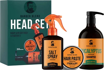 Набір для догляду та стайлінгу волосся Barber Blend Head Set (4820200418094)