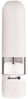 Młynek do przypraw Łucznik PM-102 LED elektryczny biały (5902022185213)