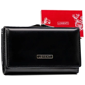Кошелек женский кожаный LORENTI 55020-GBL-4775 черный