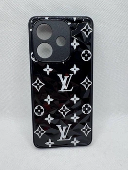 Чехол Кристалл Бренд для Oppo A3x 5G / A3x 4G / A40 4G / A60 5G / A3 5G Louis Vuitton Черный