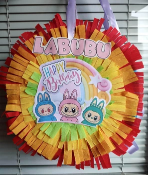 Пиньята PandClub Labubu happy birthday 28,5 см
