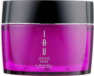 Концентрированная аромамаска Lebel IAU Deep Mask для непослушных волос 170 г (4952195624492)