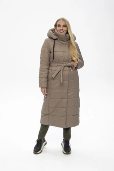 Пальто Miorichi Агата 54 Бежевий (01191-brown54)
