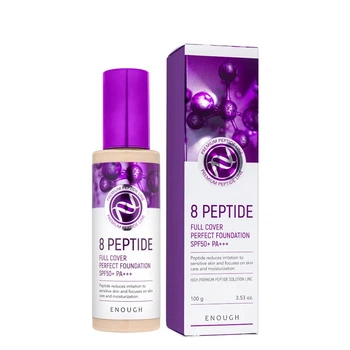 Тональный крем с пептидами Enough 8 Peptide Full Cover Perfect Foundation SPF50+ PA+++ 100 ml №23