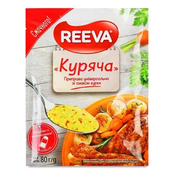 Приправа универсальная Reeva Куриная со вкусом курицы 80 г