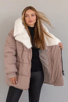 Зимняя куртка Miorichi Дора 52 Бежевий (01209-brown52)
