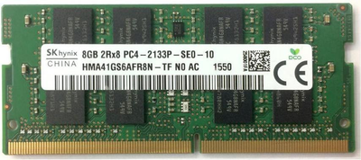 Модуль пам'яті для ноутбуків Hynix 8GB DDR4 SO-DIMM 2133 MHz (HMA41GS6AFR8N-TF)