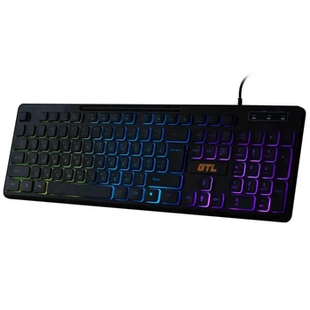 Клавіатура GTL KB7269-5-1 Gaming Black, USB, RGB підсвічування