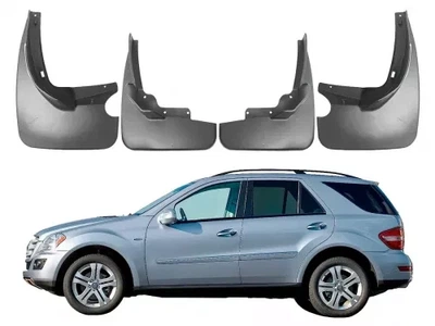 Брызговики Mercedes-Benz ML164 (без порогов) 2005-2012 (2 шт) передние AVTM