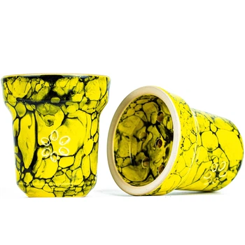 Чаша для кальяна Solaris (Солярис) Eva, Жовтий, Yellow and Black