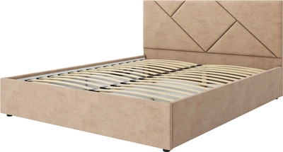 Кровать Matro (Sofyno) Soho 160х190 см Iris 03 светло-бежевая (23787735-929)