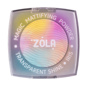 Матирующая пудра Zola прозрачный блеск Magic Mattifying Powder Transparent Shine Iris 5 г