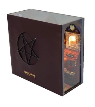 Бук Нук Магическая улица Book Nook Magic Spell Street книжный уголок DIY TC-24 + купол