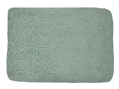 Простирадло махрове Parisa Home. Жаккард J-079 - N02 смарагдового кольору-150х200