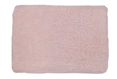 Простирадло махрове Parisa Home. Жаккард J-079 - N01 рожево-бежевого кольору-150х200
