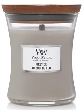 Ароматическая свеча в стекле Woodwick Medium Fireside 275 г (92106E)