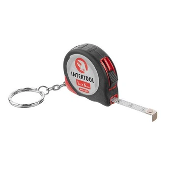 Рулетка з фіксатором 1 м х 6мм INTERTOOL MT-0401