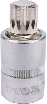 Головка YATO з викрутковою насадкою Spline 1/2" M16 55 мм (YT-04346)