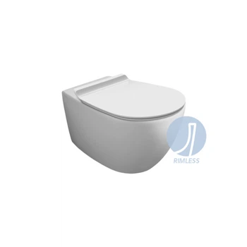 Унітаз підвісний Vignoni Rimless VI18 з кришкою soft-close VI18-F85-VI004 SIMAS 29167