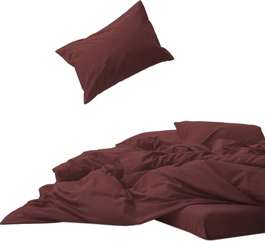 Простынь на резинке MirSon Soft Touch of Satin 021 Tomato 180x200 см (2200011286198)