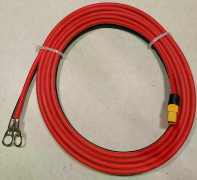 Кабель XT60 FEMALE 75 см 12AWG силовой кабель