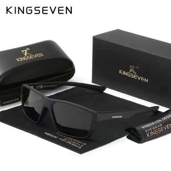 Чоловічі поляризаційні сонцезахисні окуляри KINGSEVEN 799 Black Gray