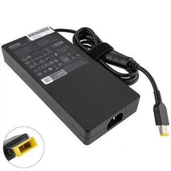 Оригинальный блок питания для ноутбука LENOVO 20V, 16.5A, 330W, USB+pin (Square 5 Pin DC Plug), black (5A11K06360) (2351770)