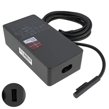 Оригинальный блок питания для планшета MICROSOFT 15V, 6.3A, 102W, 6pin, Black (без кабеля!) (Surface Pro 5, Pro 6, Pro 4, Pro3, Book) (2351721)