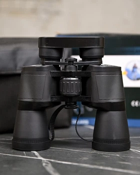 Бинокль Comet 7x50 Black оптический с антибликовым покрытием для охоты туризма и спорта