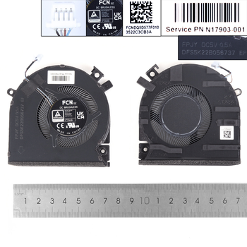 Вентилятор для HP Victus 15-FA 15T-FA 15-FB 15Z-FB TPN-Q278 TPN-Q279, (N17903-001, FPJY DFS5K22B056737,