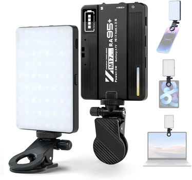 Накамерне відеосвітло LED CH M17 2500K-9000K