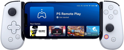 Kontroler do gier BACKBONE One PlayStation Edition for iPhone Lightning 2-Gen White (BB-02-P-WS)