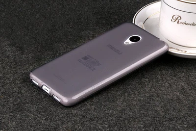 Чехол Logarm TPU Ordinary для Meizu M3e Серый Без бренда