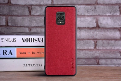 Чехол Logarm Aioria Tissol для Xiaomi Redmi Note 9 / Redmi 10X Красный Без бренда