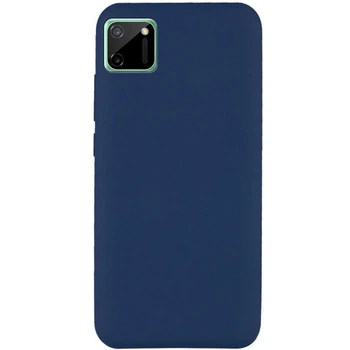 Чехол Logarm Liquid Case Full Cover для Realme C11 Dark blue Без бренда