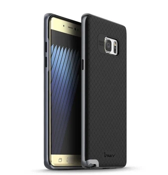 Чехол iPaky TPU+PC для Samsung N930F Galaxy Note 7 Черный / Серый