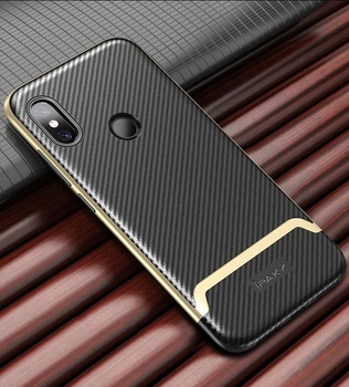 Чехол iPaky TPU+PC для Xiaomi Redmi Note 6 Pro Черный / Золотистый