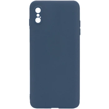 Чехол Logarm Liquid Case Full Camera для iPhone 10 (X) / iPhone XS Синий Без бренда