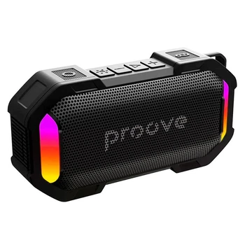 Портативная беспроводная Bluetooth колонка Proove Black Rock |BT5.3, 10W, TWS, AUX/TF/USB, IPX7, 8h, 2000mAh|