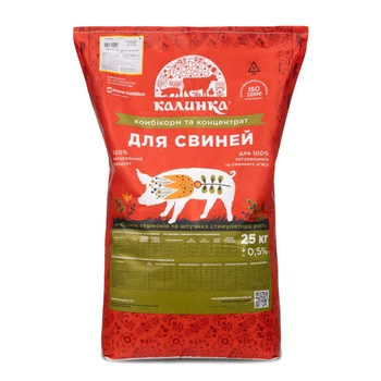 Комбікорм Калинка для поросят, стартер для поросят 10-30 кг 7031_25, 25 кг