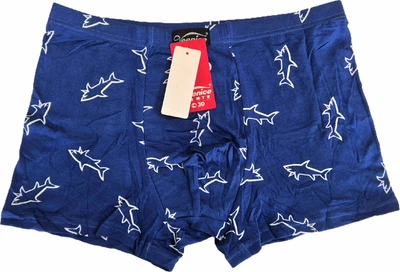 Трусы боксеры мужские Venice 10568 синие XL